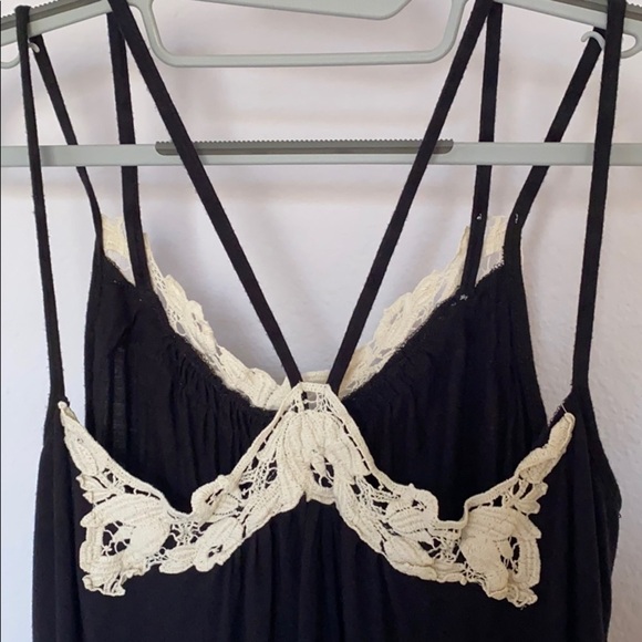 Sworn Virgins SOFT Bamboo and Lace Black Dress M - Picture 4 of 6